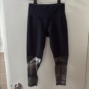 Balance Collection  Black and Tie-Dye Athletic Leggings